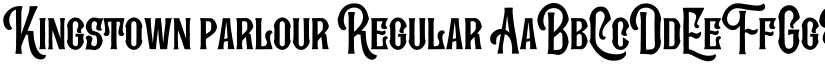 Kingstown parlour Regular font