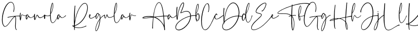 Granola Regular font