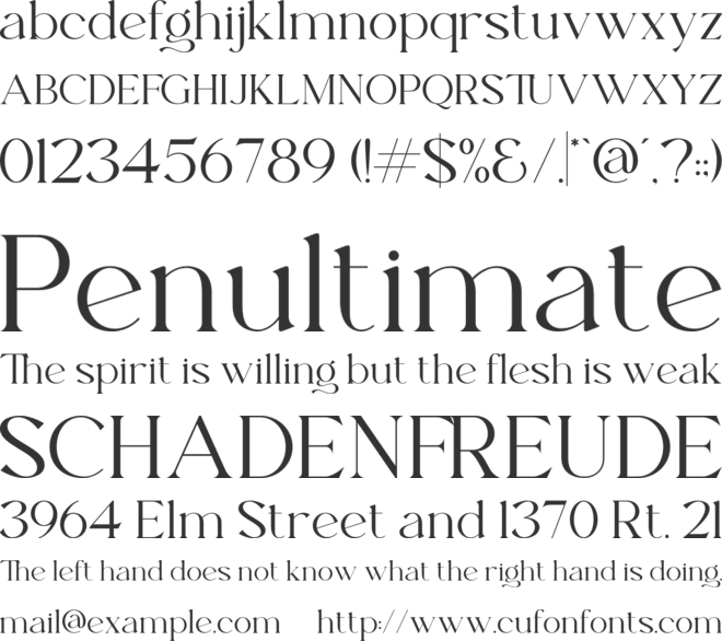 Beverly font preview