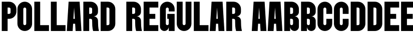 Pollard Regular font