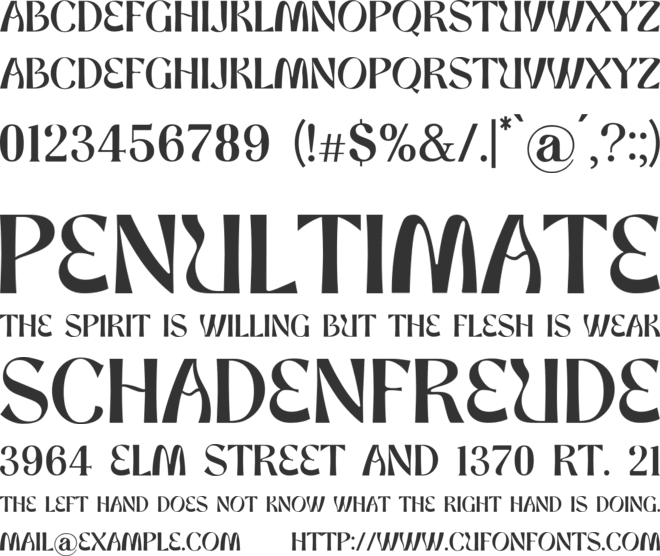 the flame proofer font preview
