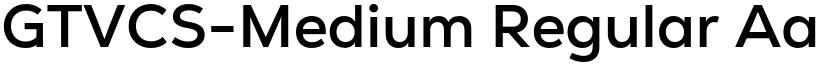 GTVCS-Medium Regular font