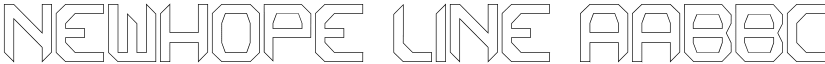 NewHope Line font