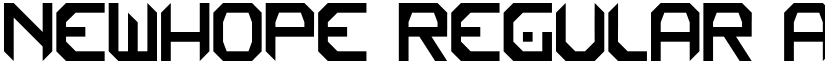 NewHope Regular font