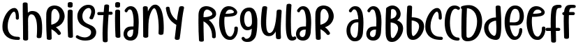 Christiany font download