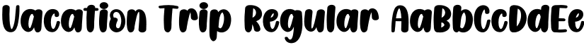 Vacation Trip Regular font