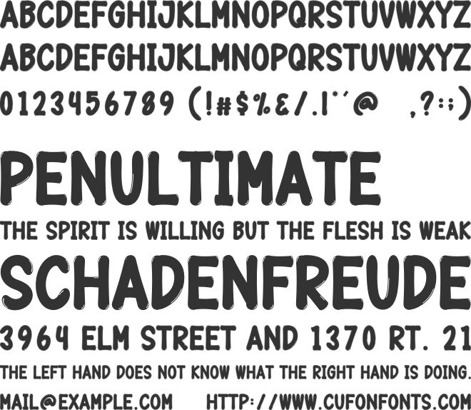 Summer Concert font preview