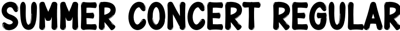Summer Concert Regular font