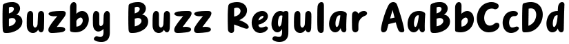 Buzby Buzz Regular font
