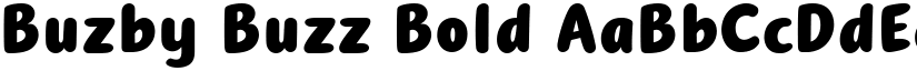 Buzby Buzz Bold font