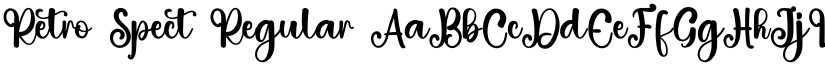 Retro Spect Regular font