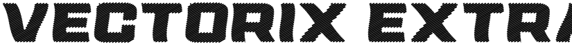 VECTORIX ExtraBold Expanded font