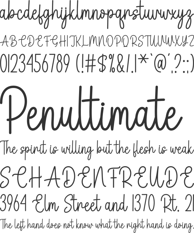 Birthday Cupcake font preview