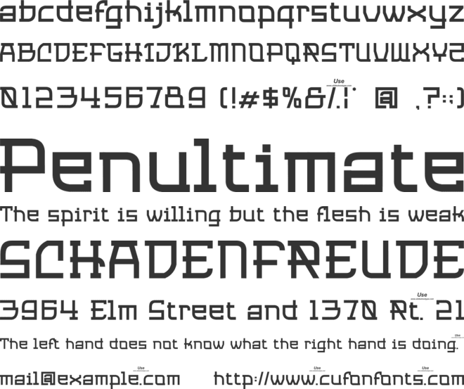Begolan Origano font preview