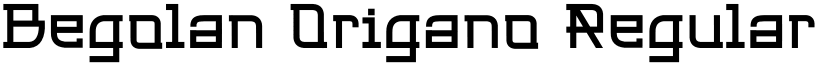 Begolan Origano Regular font