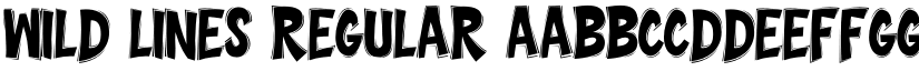 Wild Lines Regular font