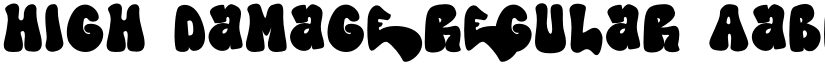 High Damage Regular font