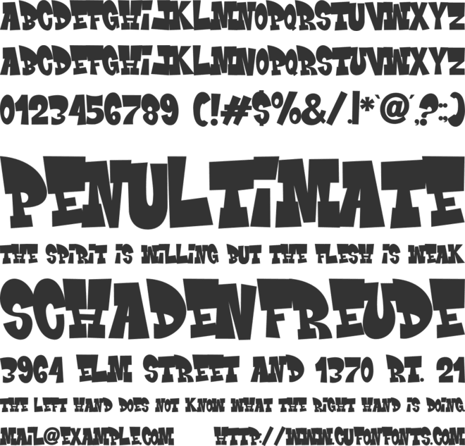 Green Toxic font preview