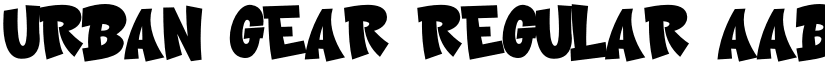 Urban Gear Regular font