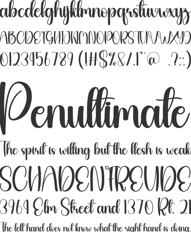 Emotional font preview