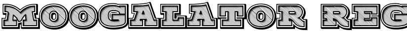 Moogalator Regular font