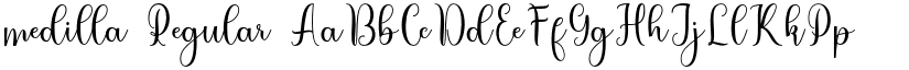 medilla Regular font
