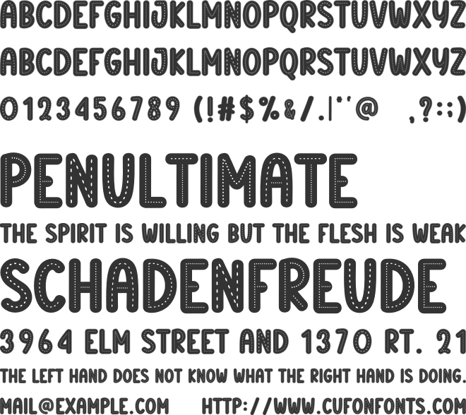 Sweet Snow font preview