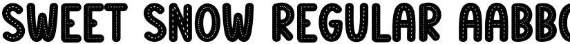 Sweet Snow Regular font