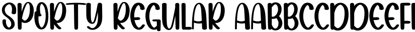 SPORTY font download