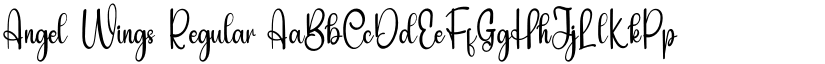 Angel Wings Regular font