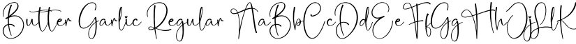 Butter Garlic Regular font