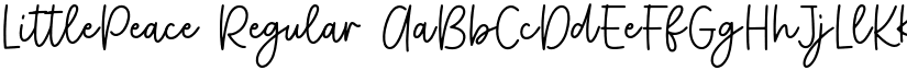 LittlePeace Regular font
