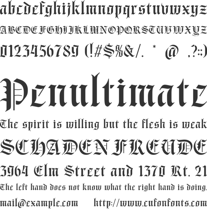 Braysilk font preview