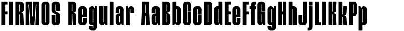 FIRMOS Regular font