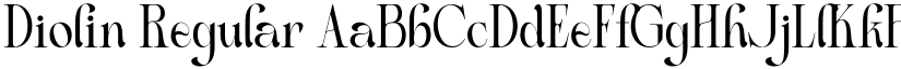 Diolin Regular font