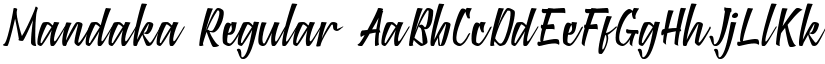Mandaka font download
