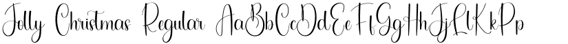 Jolly Christmas font download