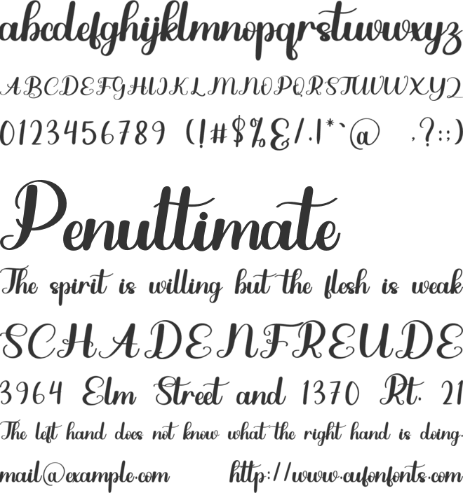 Santa Christmas1 font preview