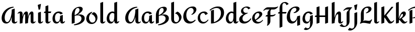 Amita Bold font