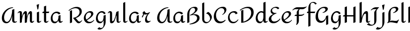 Amita Regular font