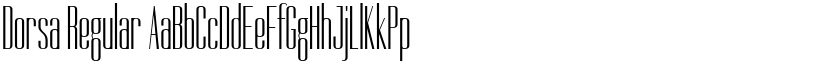 Dorsa Regular font