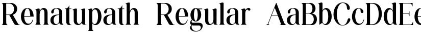 Renatupath Regular font