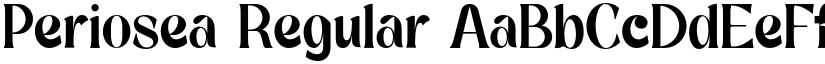 Periosea Regular font