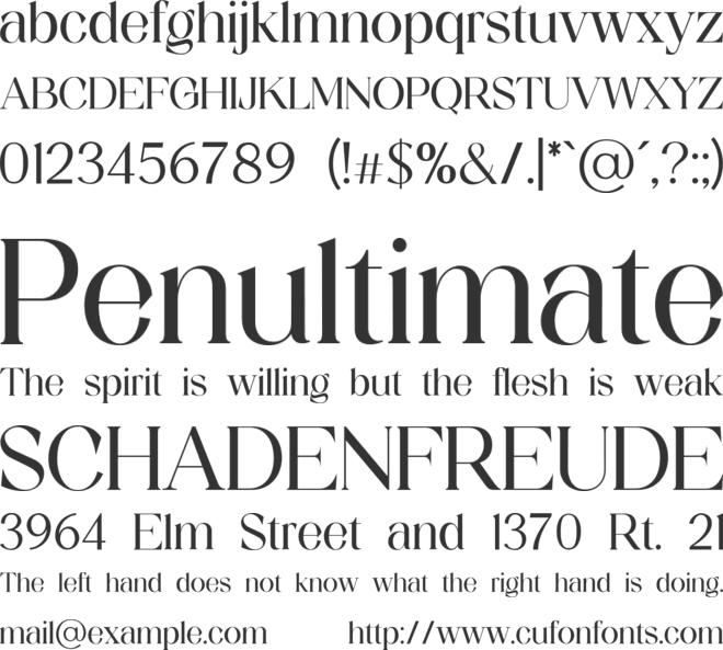 Ultimate Kingdom font preview