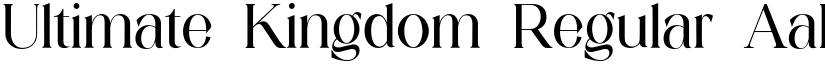 Ultimate Kingdom Regular font