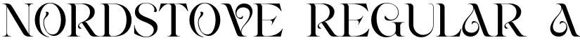 NORDSTOVE Regular font