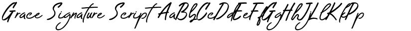 Grace Signature Script font
