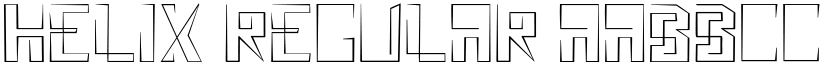 Helix Regular font