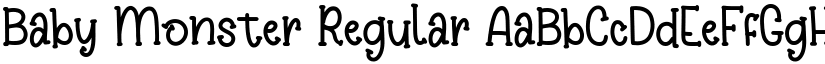 Baby Monster Regular font