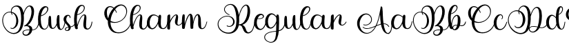 Blush Charm Regular font